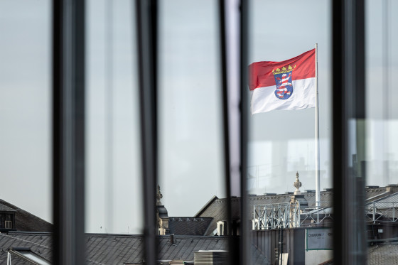 Hessischer Landtag Fahne