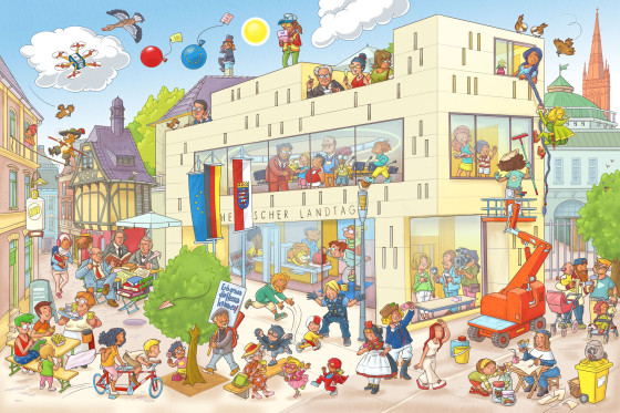 Wimmelbuch Grabenstraße