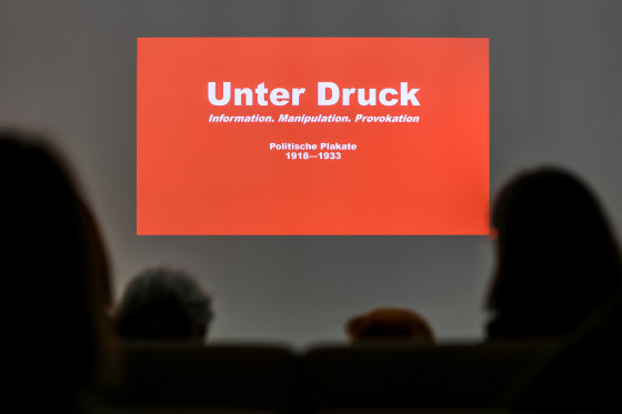 Eröffnung Plakatausstellung Unter Druck