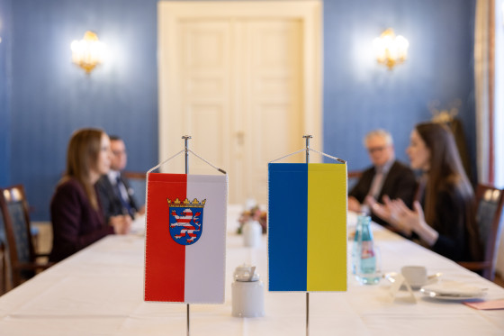 Besuch Oleksandra Matviichuk Wimpel