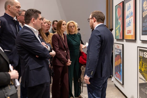 Abend der Kultur Politische Plakate Führung