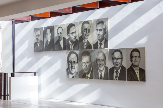 Präsidentengalerie Schattenspiel