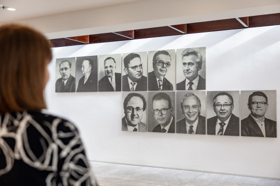 Präsidentengalerie Zuschauer