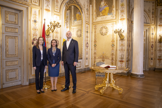 Besuch Botschafterin Republik Zypern Musiksaal