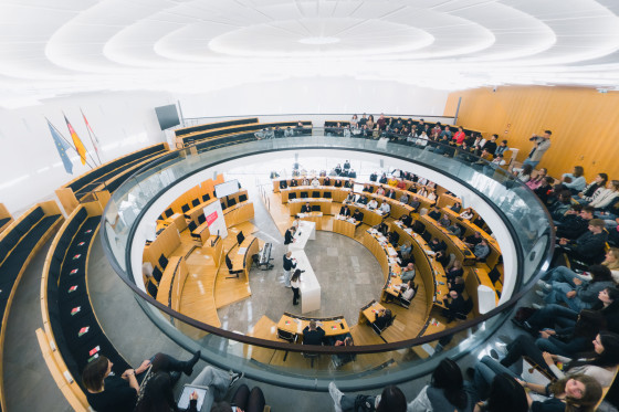 Jugend debattiert Landesfinale Plenarrund