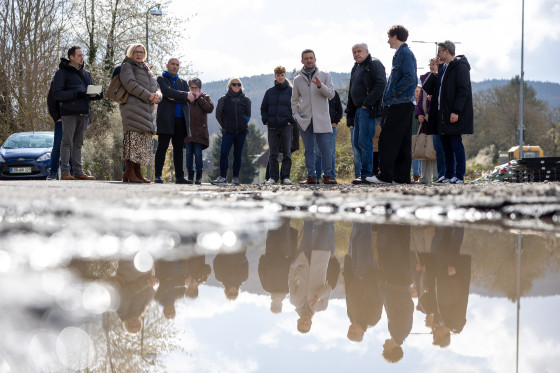 Ortstermin Petitionsausschuss Wiebelsbach Ortsbegehung