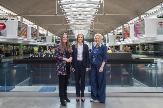 Präsidentin und Vizepräsidentinnen in der Station F