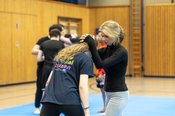 Astrid Wallmann besucht blista