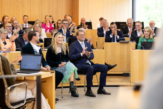 Hessentagspaar 2026 aus Fulda im Landtag