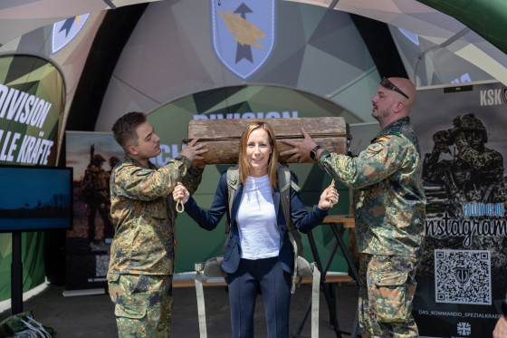 Hessentag 2026 Astrid Wallmann bei der Bundeswehr