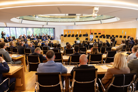Trauerakt für Norbert Kartmann im Landtag