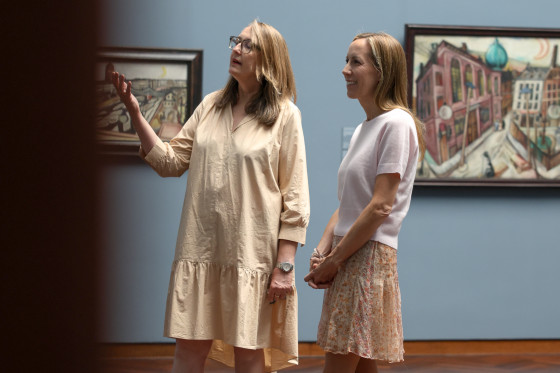Landtagspräsidentin Astrid Wallmann besucht das Städel Museum