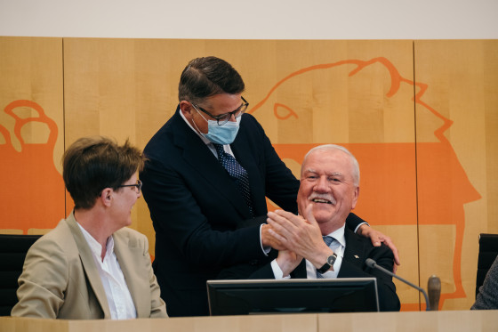 Frank Lortz und Boris Rhein