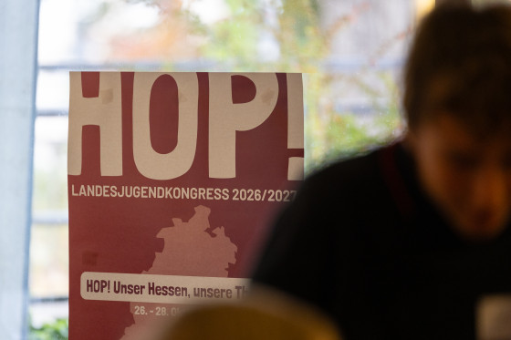 HOP! Landesjugendkongress Banner