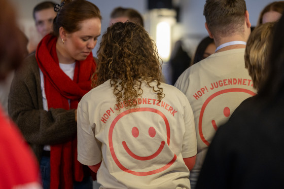 HOP! Landesjugendkongress Shirts mit Motto