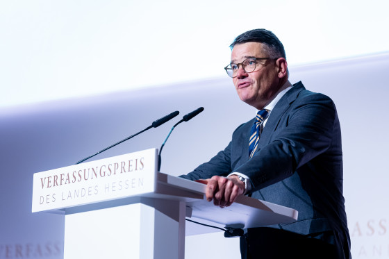 Verleihung des Verfassungspreises des Landes Hessen
