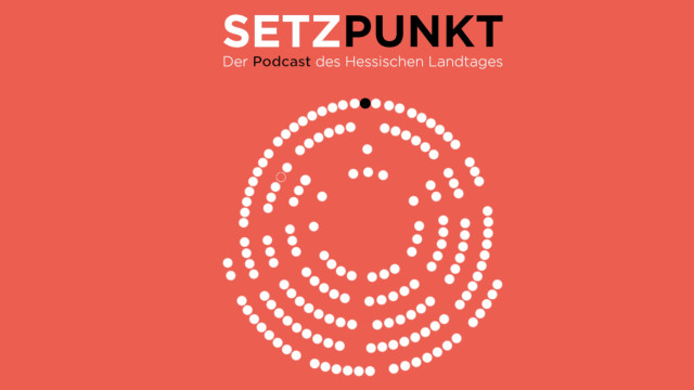 Abbildung des Plenarsaals als Logo des Podcasts SETZPUNKT