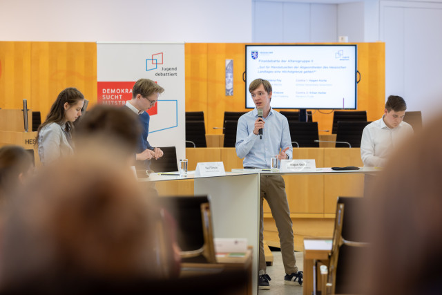 Jugend debattiert Landesfinale 2026
